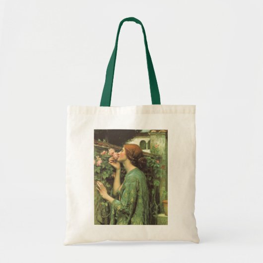 Tote Bag Mon Rose doux, ou Âme du Rose par Waterhouse (Devant)