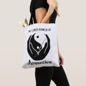 Tote Bag Mon super pouvoir est Acupuncture Fourre-tout (De près)