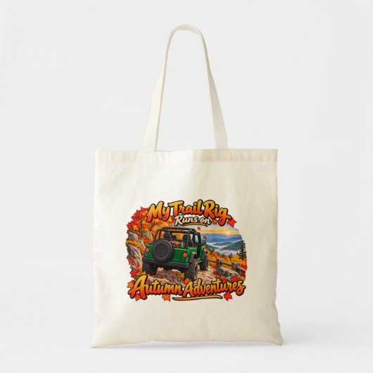 Tote Bag Mon Trail Rig Vert (Devant)