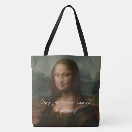 Tote Bag mona lisa (Devant)