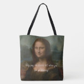 Tote Bag mona lisa (Dos)