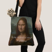 Tote Bag mona lisa (De près)