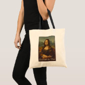 Tote Bag Mona Lisa de Leonardo da Vinci, Art Renaissance (Devant (produit))