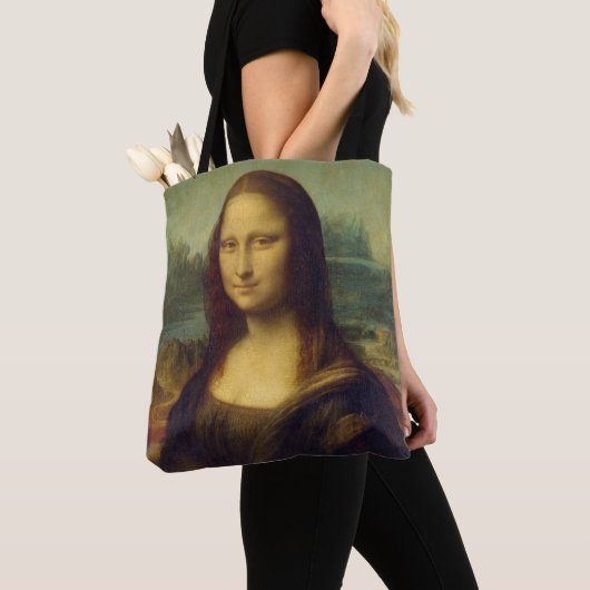 Tote Bag Mona Lisa, Léonard de Vinci (De près)