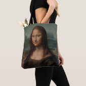 Tote Bag Mona Lisa Peinture (De près)