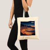 Tote Bag Monaco Monte Carlo la nuit (Devant (produit))