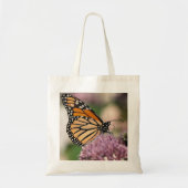 Tote Bag Monarch Butterfly Fleur sauvage de la photographie (Devant)