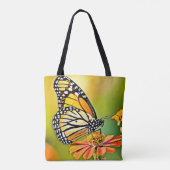 Tote Bag Monarch Butterfly Sip Design (Dos)