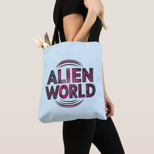 Tote Bag Monde alien (De près)