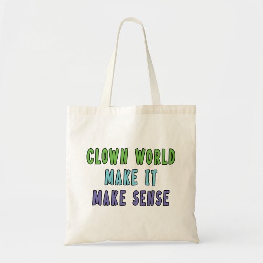 Tote Bag Monde de Clowns (Devant)