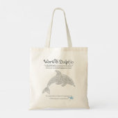 Tote Bag Monde Dolphin Fourre-tout (Dos)