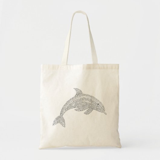 Tote Bag Monde Dolphin Fourre-tout (Devant)