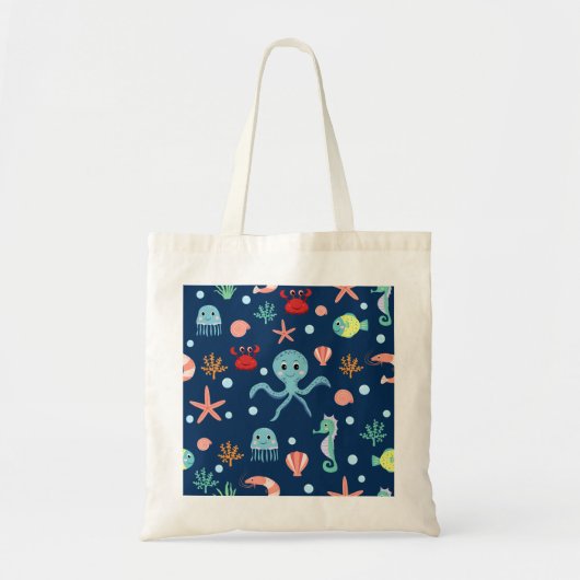 Tote Bag Monde marin (Devant)