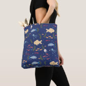 Tote Bag Monde sous-marin (De près)