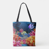 Tote Bag monde sous-marin (Dos)