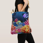 Tote Bag monde sous-marin (De près)