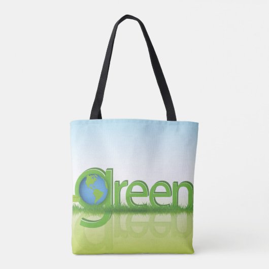 Tote Bag Monde vert (Dos)