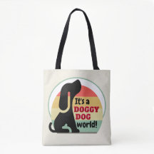 Monde vintage de chiens de chiens
