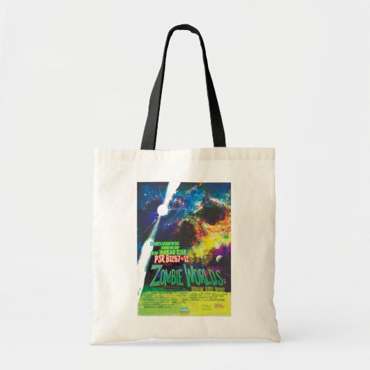 Tote Bag Mondes Zombie Galaxie d'Halloween (Devant)