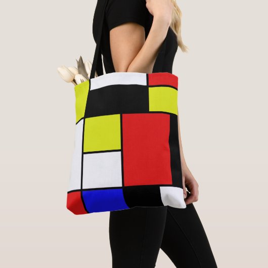 Tote Bag Mondrian #21 (De près)
