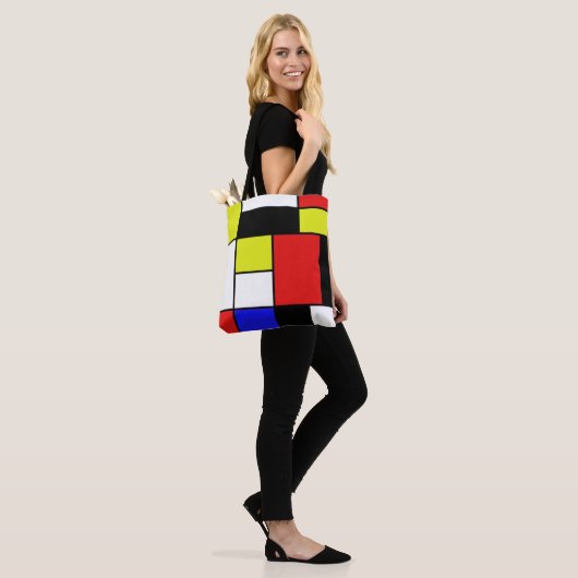 Tote Bag Mondrian #21 (Sur le modèle)