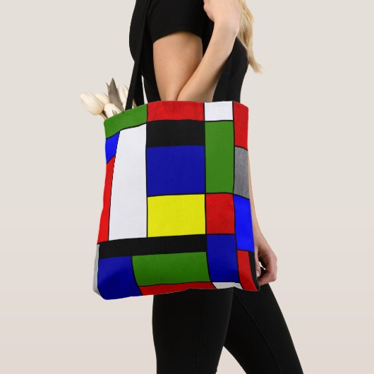 Tote Bag Mondrian #4 (De près)