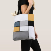 Tote Bag Mondrian inspiré (De près)