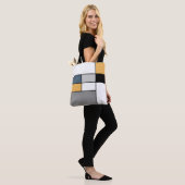 Tote Bag Mondrian inspiré (Sur le modèle)