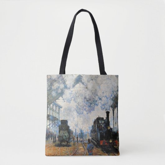 Tote Bag Monet - Arrivée du train de Normandie, (Devant)