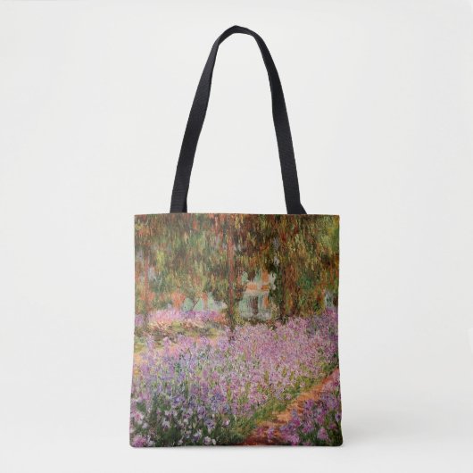 Tote Bag Monet - Iris dans le jardin de Monet (Devant)