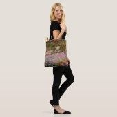 Tote Bag Monet - Iris dans le jardin de Monet (Sur le modèle)