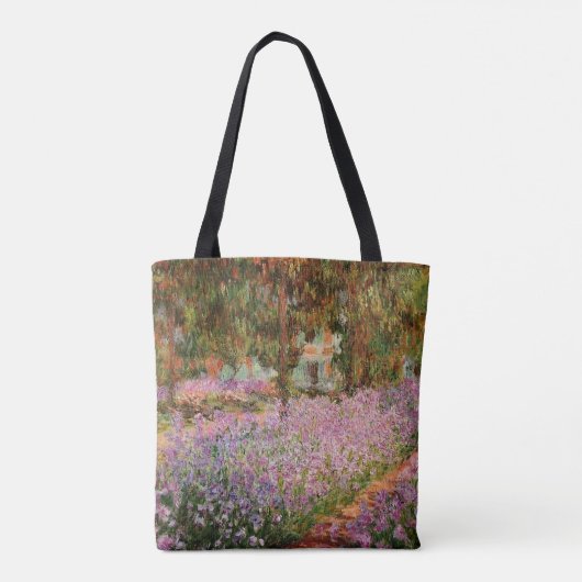 Tote Bag Monet - Irises in Monet's Garden (Dos)