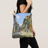Tote Bag Monet - La Rue Bavolle à Honfleur (De près)