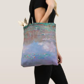 Tote Bag Monet - L'Etang Lily (Nuages), (De près)