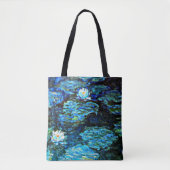Tote Bag Monet - Lys d'eau (bleu) (Devant)