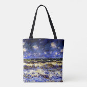 Tote Bag Monet - Une Mer Orageuse (Dos)