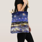 Tote Bag Monet - Une Mer Orageuse (De près)