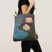 Tote Bag Monet Water Lys Pond Nénuphars Peinture (De près)