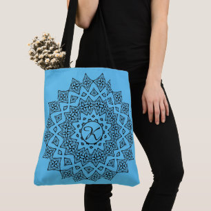 Tote Bag Mongrammed Mandala