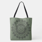 Tote Bag Mongrammed Mandala (Dos)