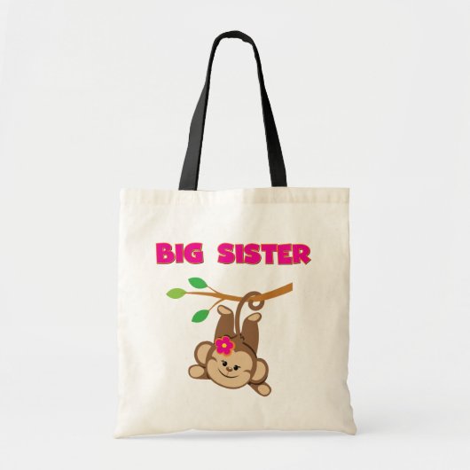 Tote Bag Monkey Big Sister (Devant)