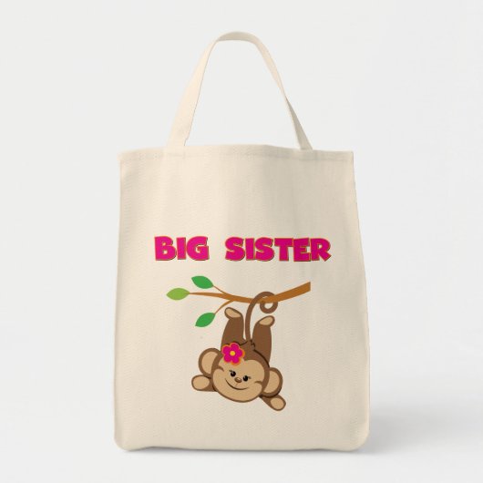 Tote Bag Monkey Big Sister (Devant)