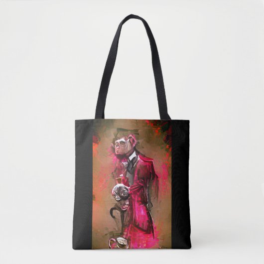 Tote Bag Monkey Butler (Devant)