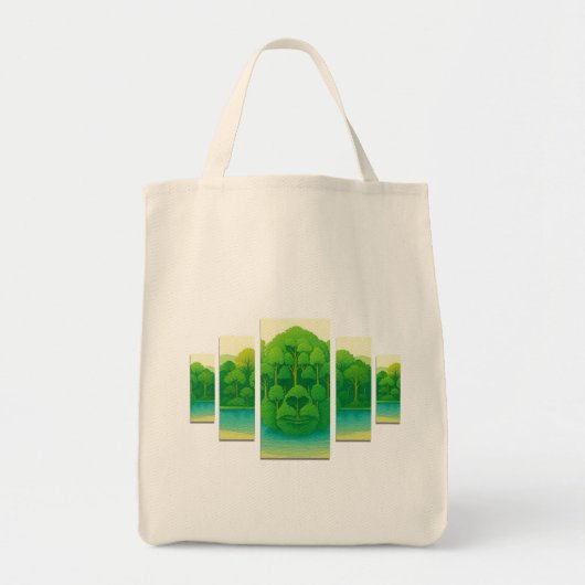 Tote Bag Monkey shadow (Devant)