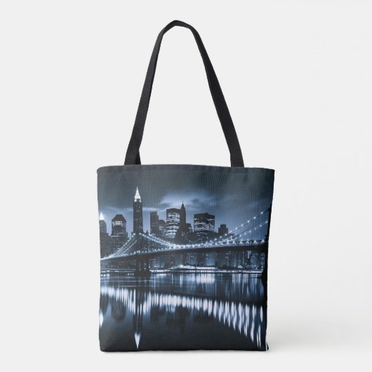 Tote Bag Monochrome New York Skyline (Dos)