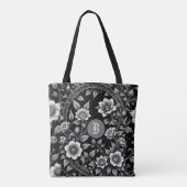 Tote Bag Monochrome Wild Rose (Dos)
