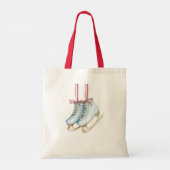 Tote Bag Monocycle à roue rouge siège bleu (Dos)