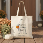 Tote Bag Monogram mignon Halloween Ghost avec Citrouille Pa