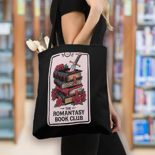 Tote Bag Monogram Romantasy Book Club Bookish