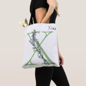 Tote Bag Monogram X Lavande Eucalyptus (De près)